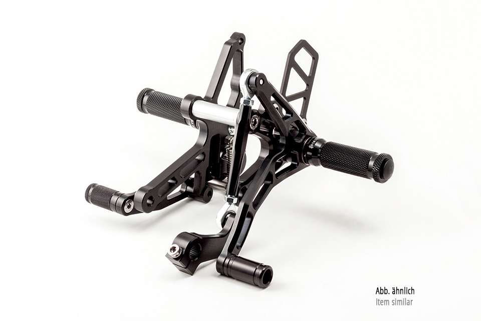 Estriberas LSL para Suzuki SV650, a partir de 2003, negras