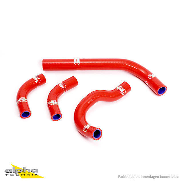 SAMCO SPORT Kit de mangueras de silicona rojo para Honda CRF250R CRF250X años de modelo 2003-2019
