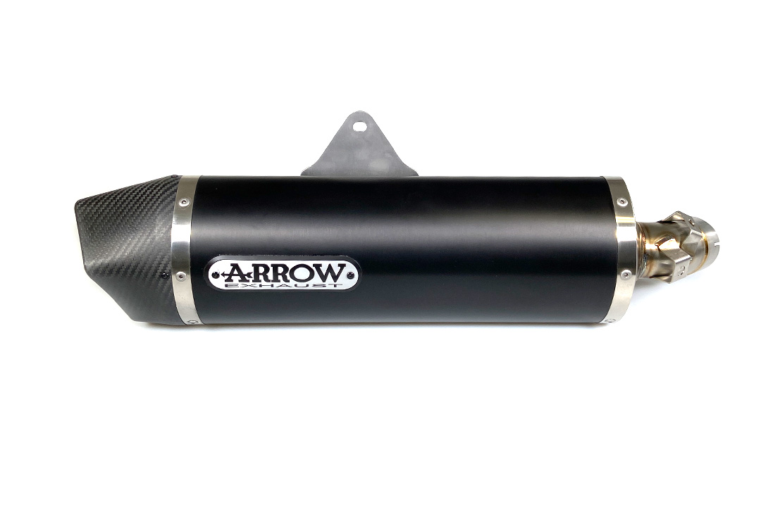 Escape ARROW MAXI RACE TECH para Suzuki DL1000 V-Strom 2014- V-Strom 1050 2020- de aluminio, negro