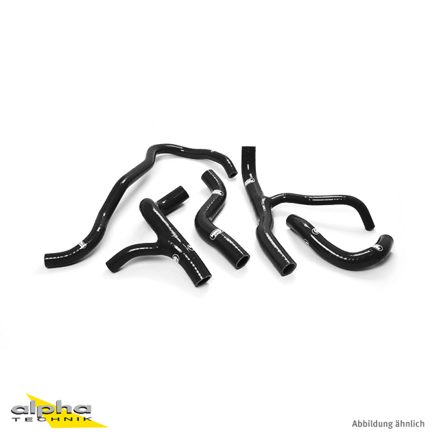 Kit de Mangueras de Silicona SAMCO SPORT negro para Honda CB1000R Año de Modelo 2008-2016