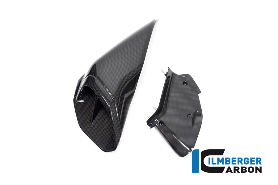 Carenado de entrada de conducto de aire de carbono Ilmberger lado izquierdo, brillante, Ducati Diavel V4 , 2023-