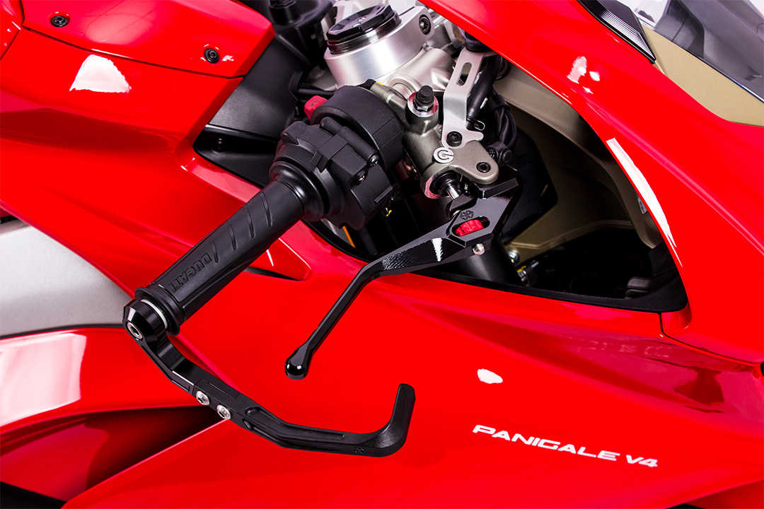 Maneta de freno GILLES FACTOR-X-LEVER negra, para varios modelos Honda, Aprilia, KTM, Moto Guzzi y Ducati