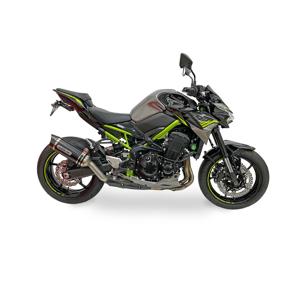 Soporte de matrícula alpha Technik para Kawasaki Z900 año de modelo 2017-
