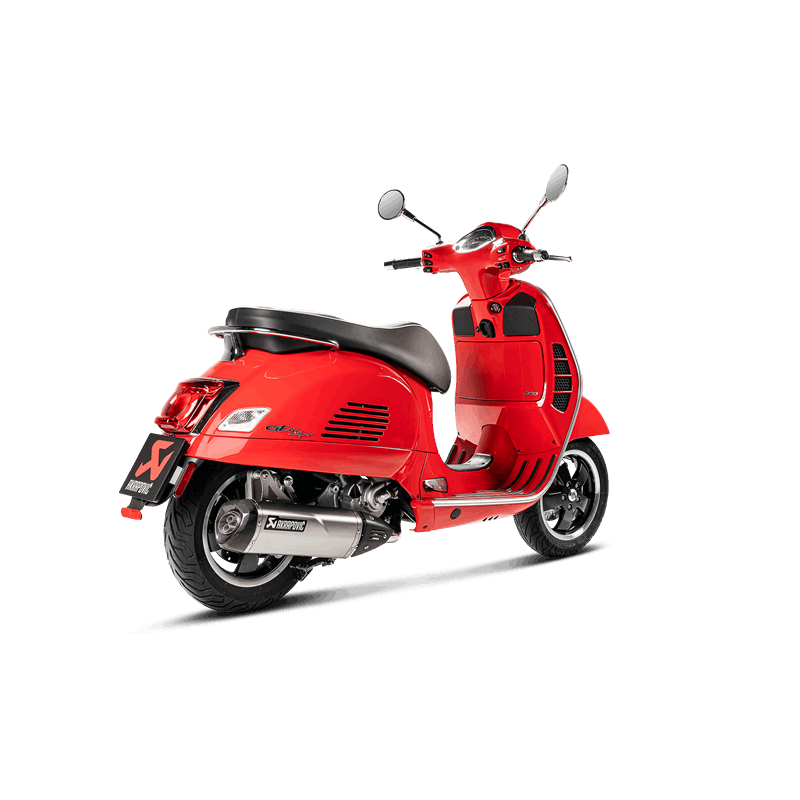 Escape Akrapovic Slip-On Line (SS) para Vespa GTS 125/150 i.e Super 2009-2016 / GTS250 2005-2013 / GTS300/Sei Giorni 2008-2020 / GTV250 2006-2013 / GTV300 2010-2016