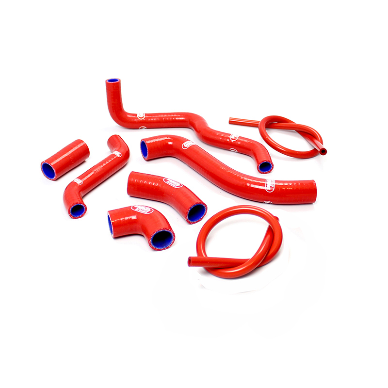 Kit de mangueras de silicona SAMCO SPORT rojo para Aprilia RSV1000 RSV1000 Tuono año del modelo 1998-2005