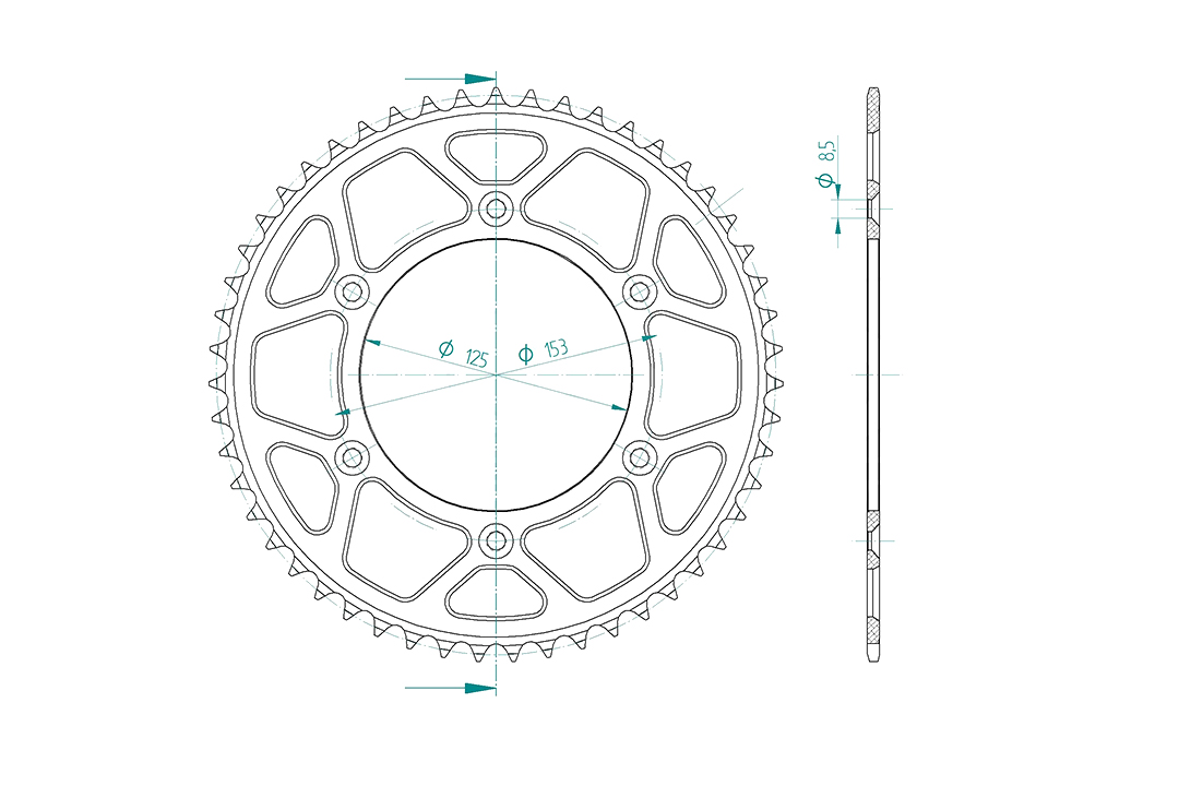 Conjunto de cadena DID con 520ZVM-X cadena, color dorado, para Honda CRF250R/X, año del modelo 2004-2010