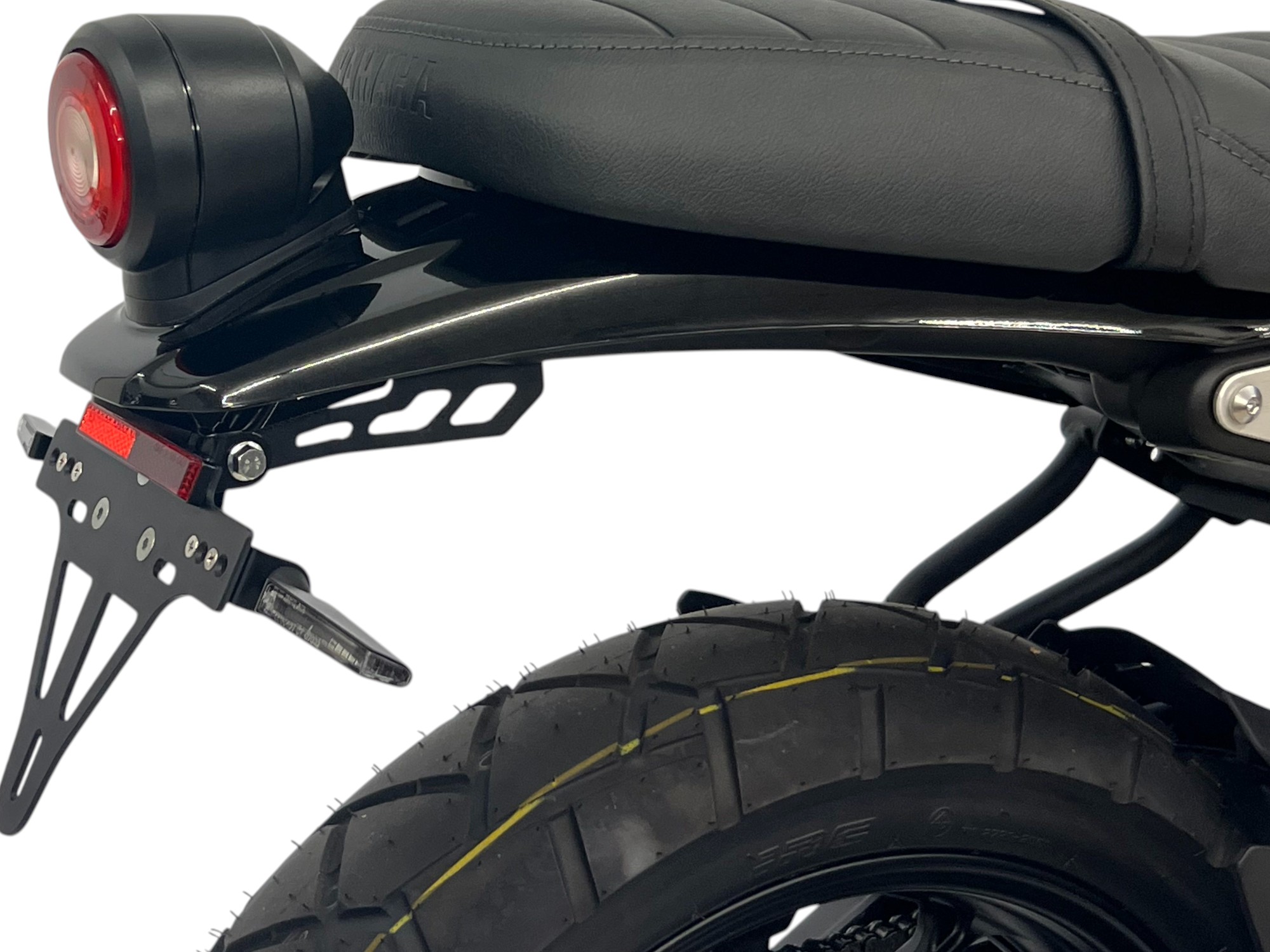 Soporte de matrícula alpha Technik para Yamaha XSR 125, a partir del año modelo 2021-