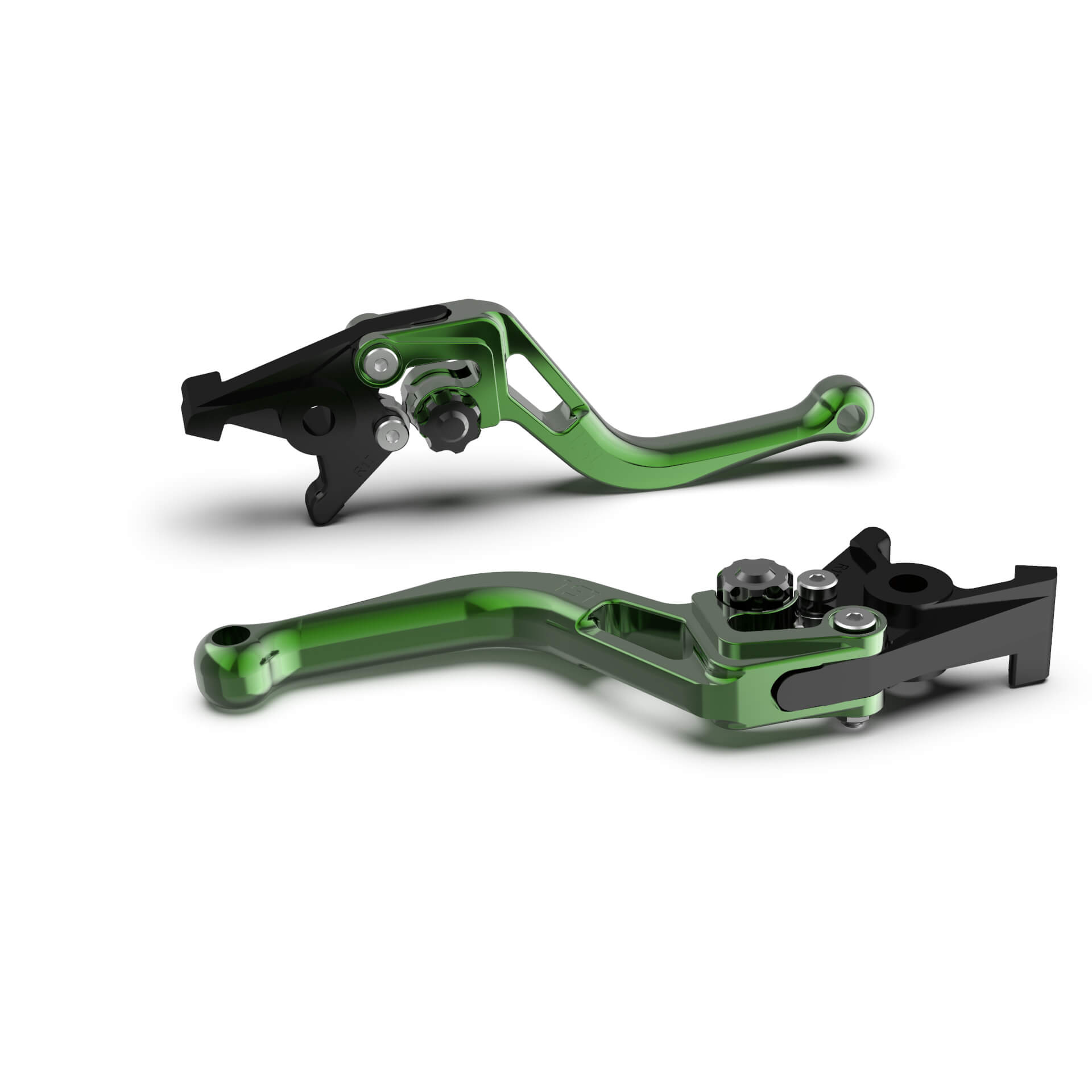 LSL maneta del embrague BOW L64R, corta, verde/negro