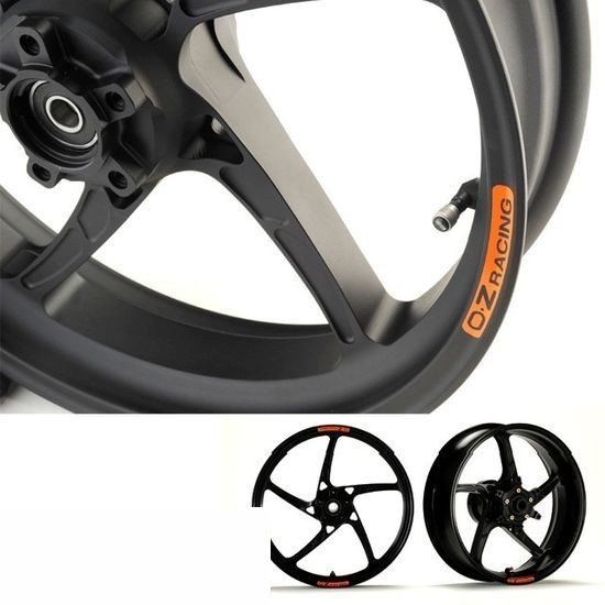 Juego de llantas de aluminio OZ Piega en negro mate para Honda CBR1000RR Fireblade (SP), SC77, 2017-2019