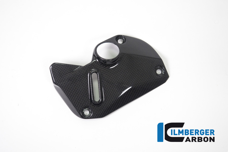 Cubierta de carbono Ilmberger debajo del chasis lado derecho, brillante Ducati Monster 1200, 1200S 2017-