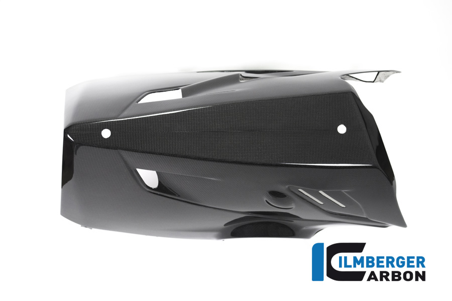 Quilla de Carbono Ilmberger para Escape Akrapovic Slip On para Ducati Panigale V4 / V4S a partir de 2018