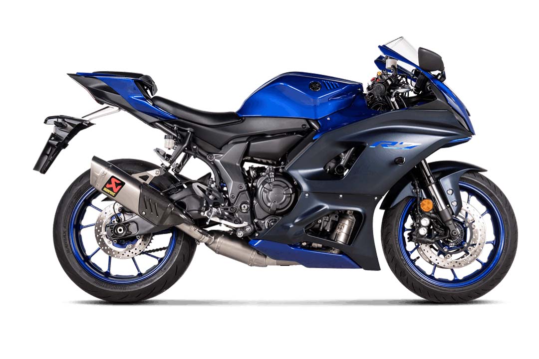 Akrapovic Racing Line (Titanio) sistema de escape para Yamaha R7 a partir del año de modelo 2021-