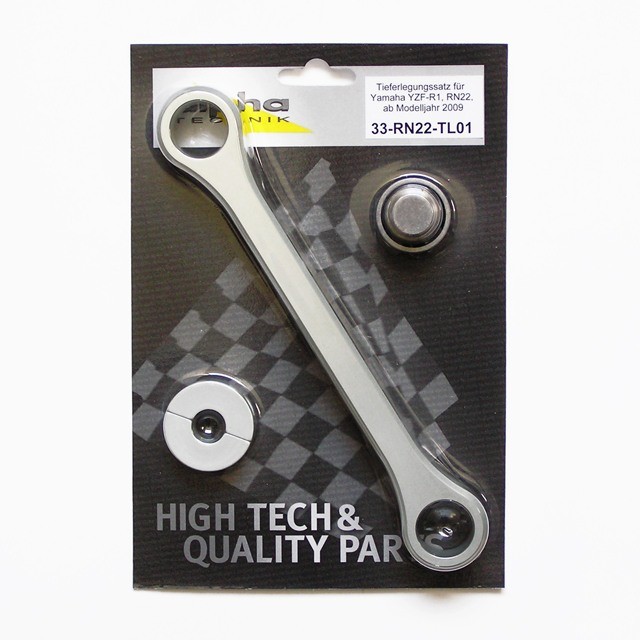 Kit de descenso alpha Technik 25mm Yamaha YZF1000R1; Tipo RN22; Año de modelo 2009-