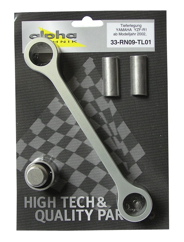 Kit de descenso alpha Technik 30mm para Yamaha YZF1000R1; Tipo RN09; Año del modelo 2002-2003