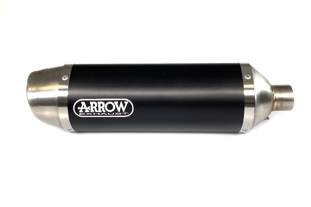 ARROW Silenciador THUNDER para Honda CBR125R 2011-2016, Aluminio negro