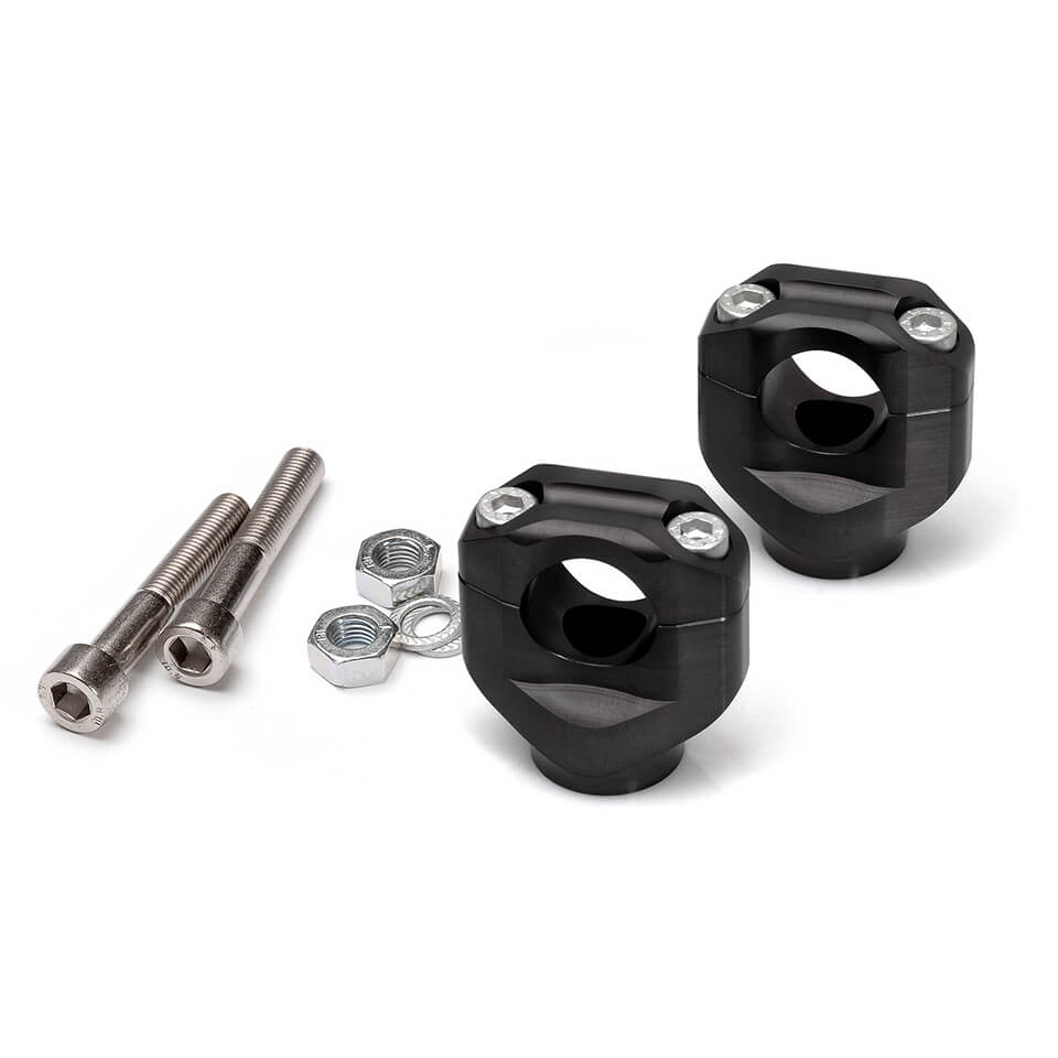 Kit de torretas de manillar LSL de 28,6 mm, para Moto Guzzi Griso, negro