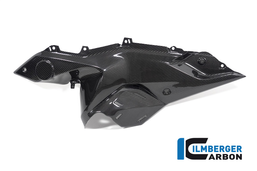 Tapa lateral de carbono Ilmberger bajo depósito de gasolina lado izquierdo, brillante, BMW R1250RS 2019-