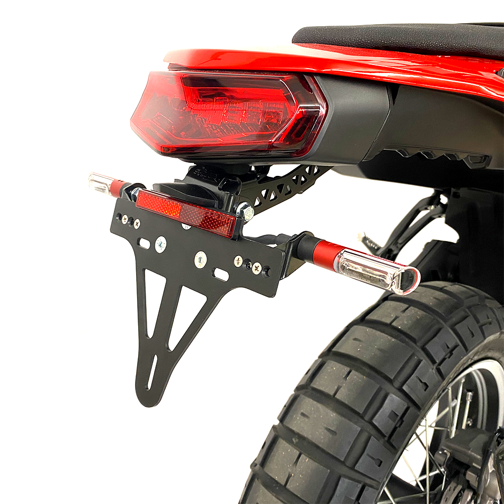 Soporte de matrícula alpha Technik para Yamaha Tenere 700, a partir del año de modelo 2019-