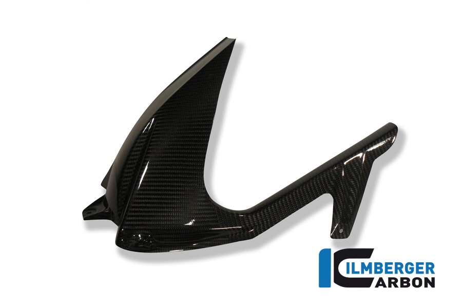 Guardabarros de carbono Ilmberger trasero con cubrecadena sin ABS, Carbono