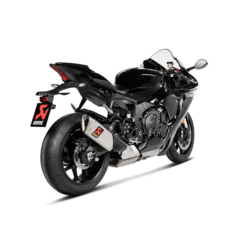 Línea Slip-On Akrapovic (Titanio) sistema de escape para Yamaha YZF-R1 2015- / Yamaha YZF-R1 M 2020-