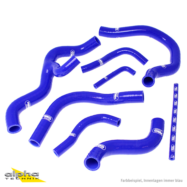 Kit de mangueras de silicona SAMCO SPORT azul para Honda CB600F Hornet1 año del modelo 2007-2014