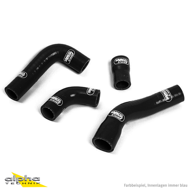 Kit de mangueras de silicona SAMCO SPORT negro para Yamaha TRX850 año de modelo 1996-2000