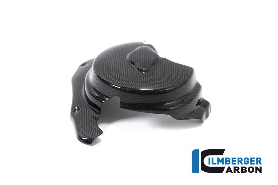 Cubierta de tapa de motor de carbono Ilmberger lado izquierdo, brillante Ducati Monster 1200, 1200S 2017-