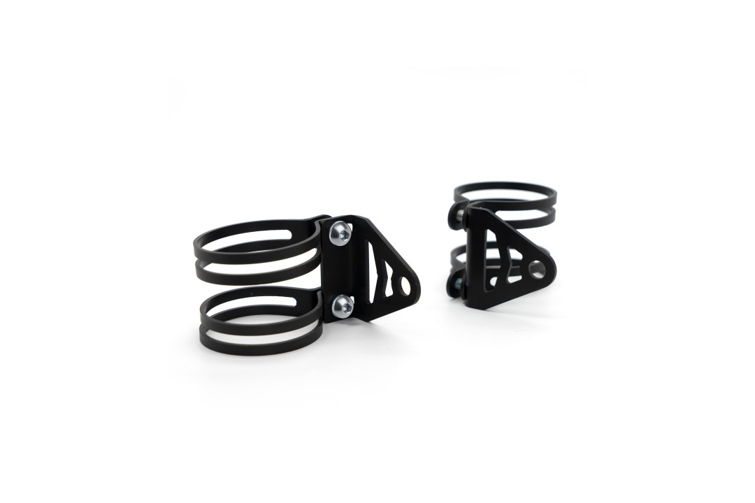 Kit de Soportes de Faro Barracuda para fijar faro a horquilla con diámetro 50-51 mm