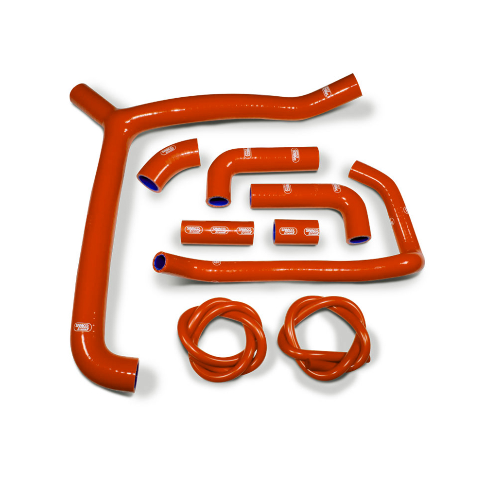 Kit de mangueras de silicona SAMCO SPORT naranja para Honda VTR1000SP1 VTR1000SP2 Año del modelo 2000-2006