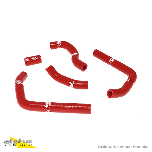 Kit de mangueras de silicona SAMCO SPORT rojo para Honda CR125R Año del modelo 2005-2012