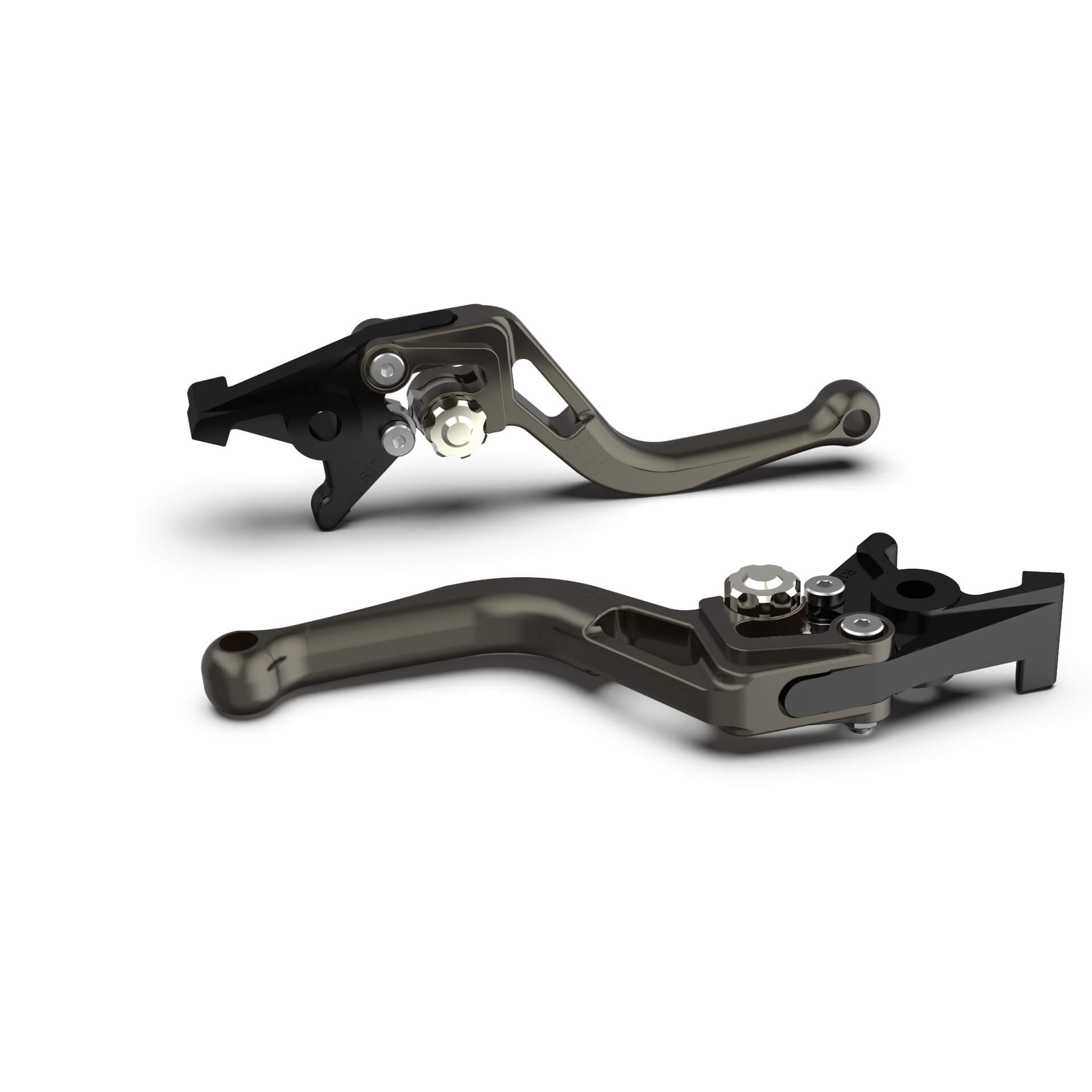Maneta de Freno LSL Scooter Derecha BOW R81, corta, antracita/plata