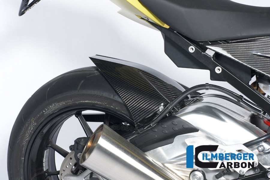 Guardabarros de Carbono Ilmberger trasero con cubrecadena sin ABS, Carbono