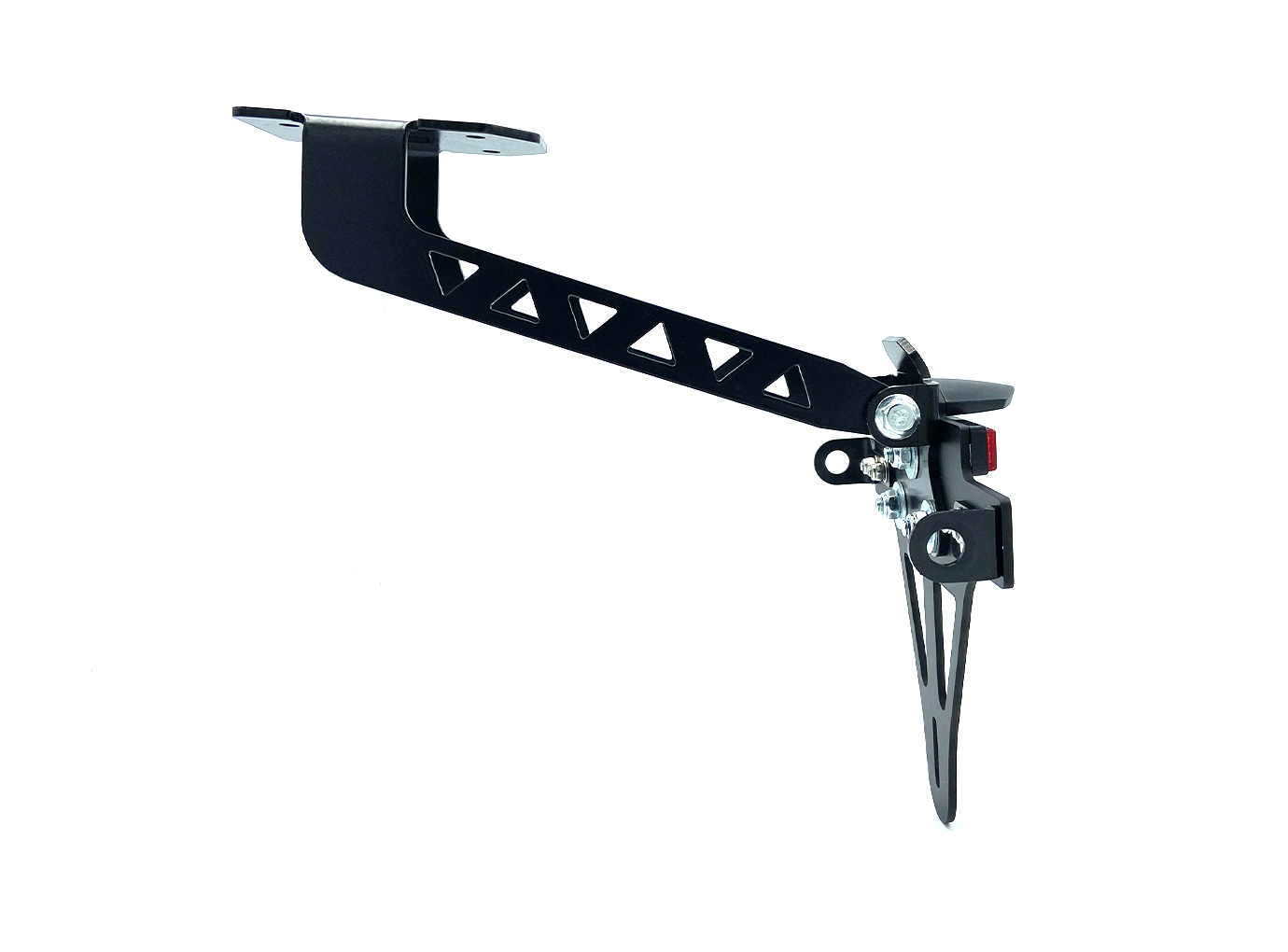 Soporte de matrícula alpha Technik para Kawasaki Versys 1000, Tipo LZT00B, Año del modelo 2017-2018