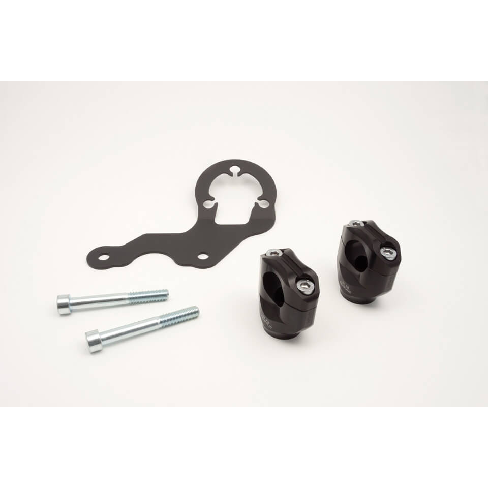 Kit de abrazaderas LSL 28,6 mm, para Ducati Scrambler, 2015, negro