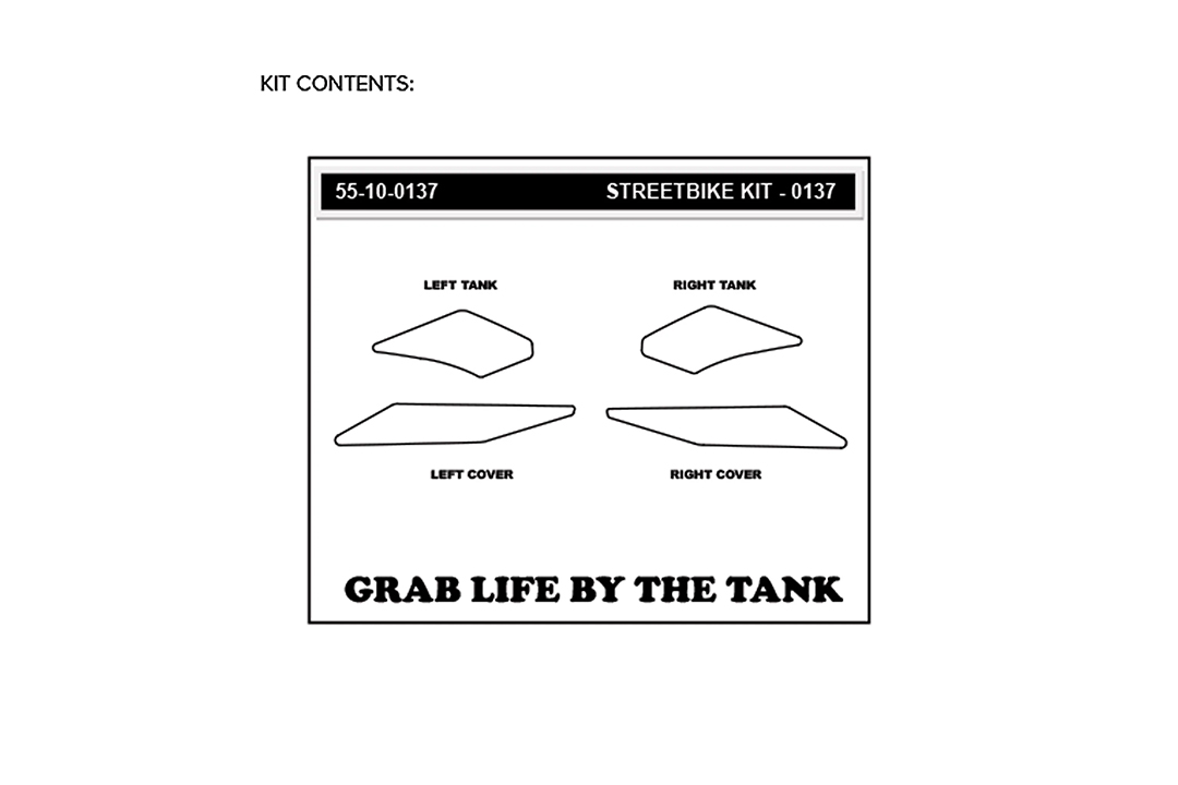 Stompgrip híbrido, Volcano, para Kawasaki Z125, 2018-20