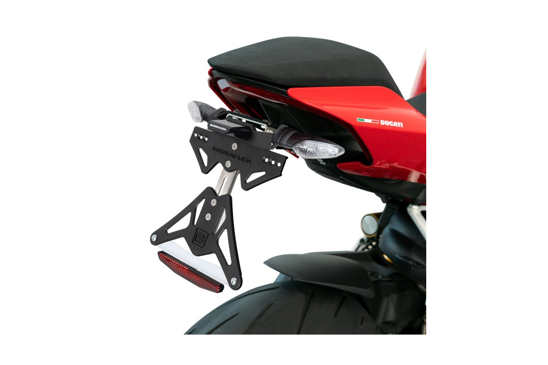 Soporte de matrícula Barracuda para Ducati Streetfighter V4 / V2 Panigale V4 / V2 2020- para intermitentes originales