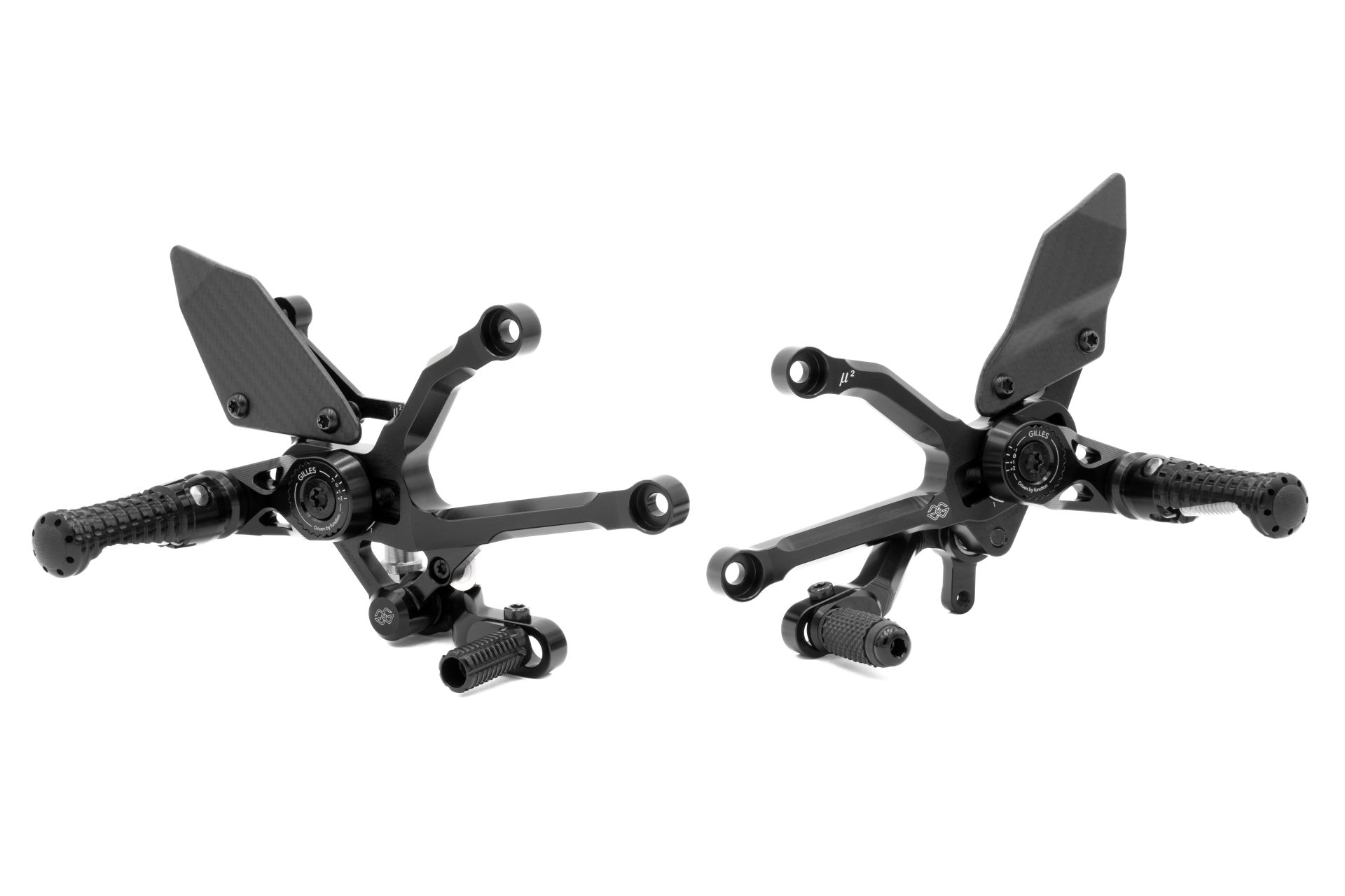 Sistema de reposapiés GILLES MUE2 reposapiés para Ducati Panigale V4 / S / SP2, 2024-