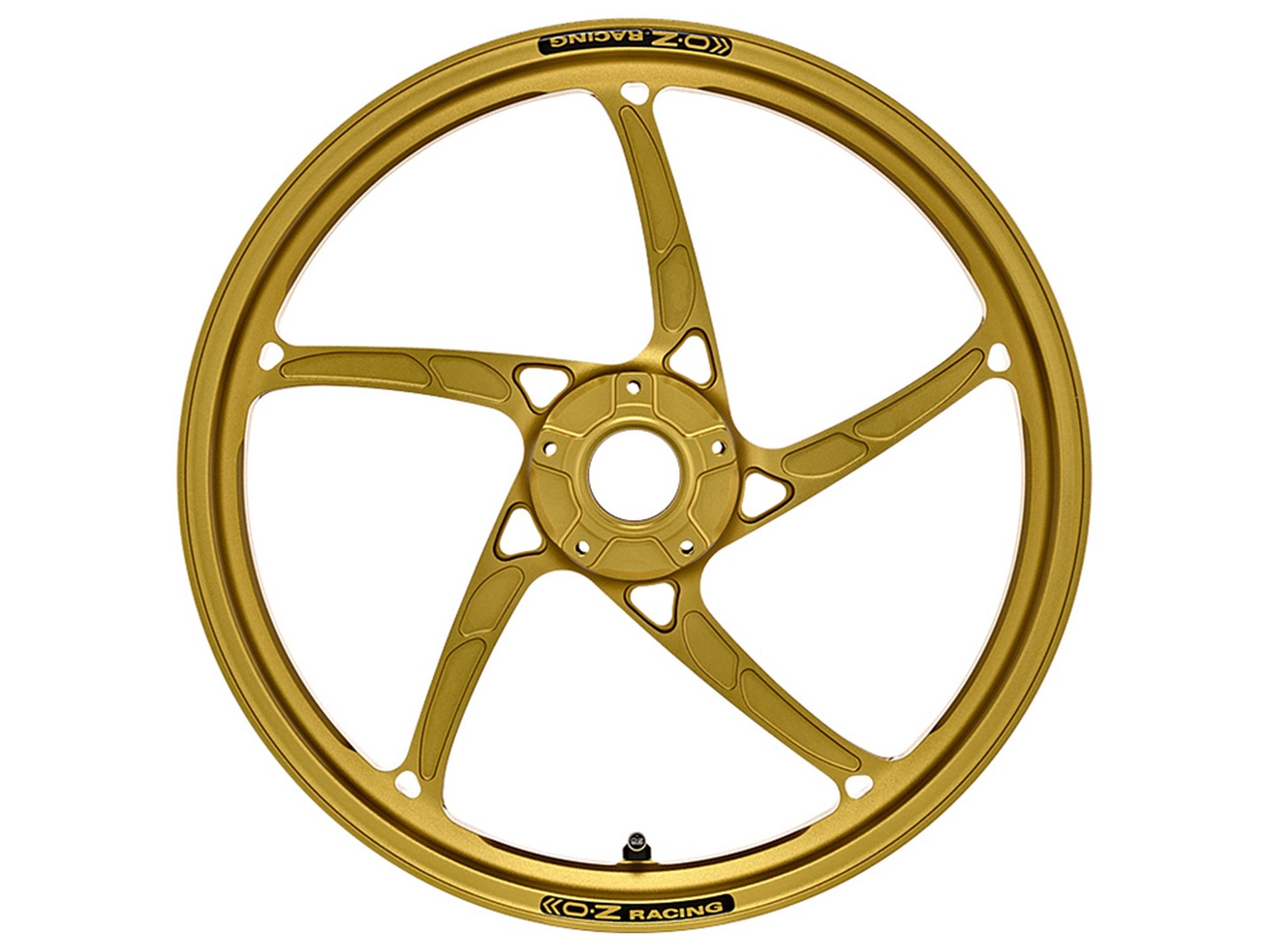OZ Piega R Aluminio anterior, delanteroe en dorado mate para BMW S1000RR (SOLO para llanta de fundición - 5 orificios), K10, 2R10(r), 2010-2018