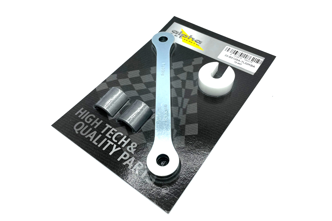 Kit de descenso alpha Technik 40mm para Kawasaki Ninja 125; Tipo BX125A / BX125B; Año de modelo 2018-