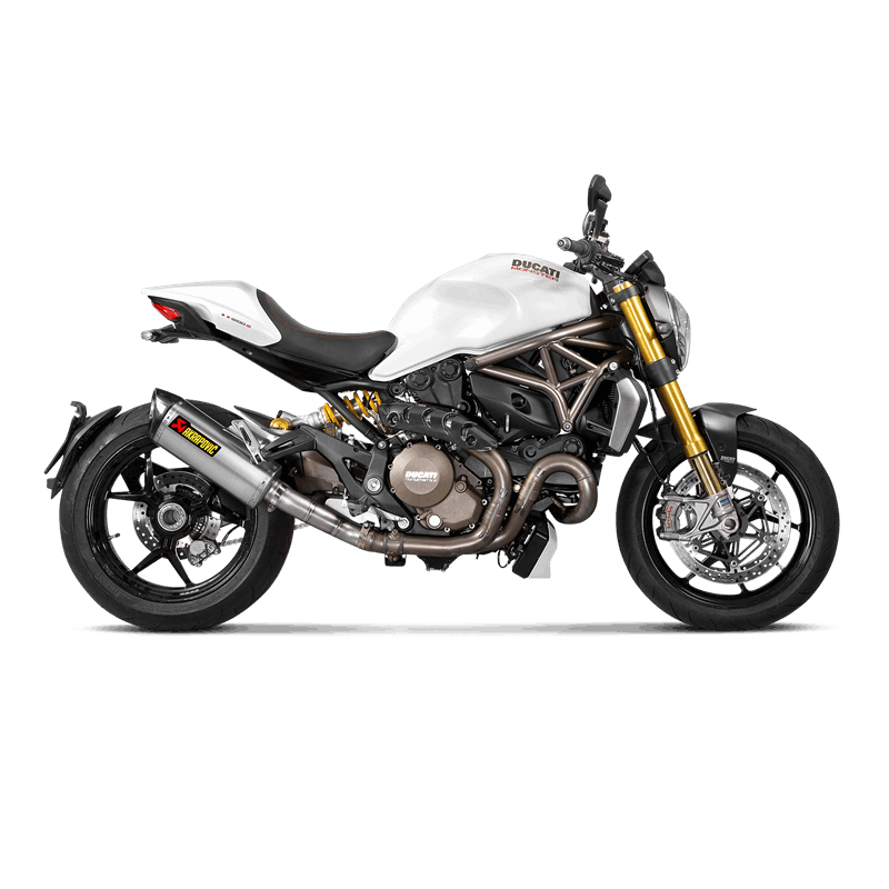 Akrapovic Tubo de Conexión (Titanio) sistema de escape para Ducati Monster 1200R 2017-2020 Monster 1200 / 1200 S 2017-2020 Monster 821 2014-2020