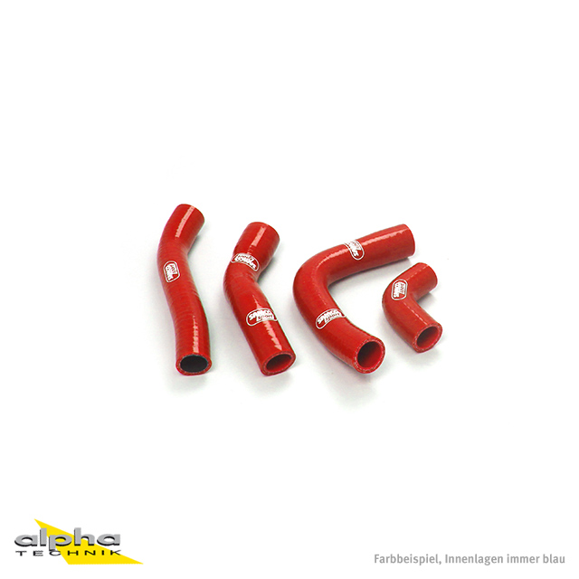 Kit de mangueras de silicona SAMCO SPORT rojo para Yamaha TDM850 año de modelo 1991-2001