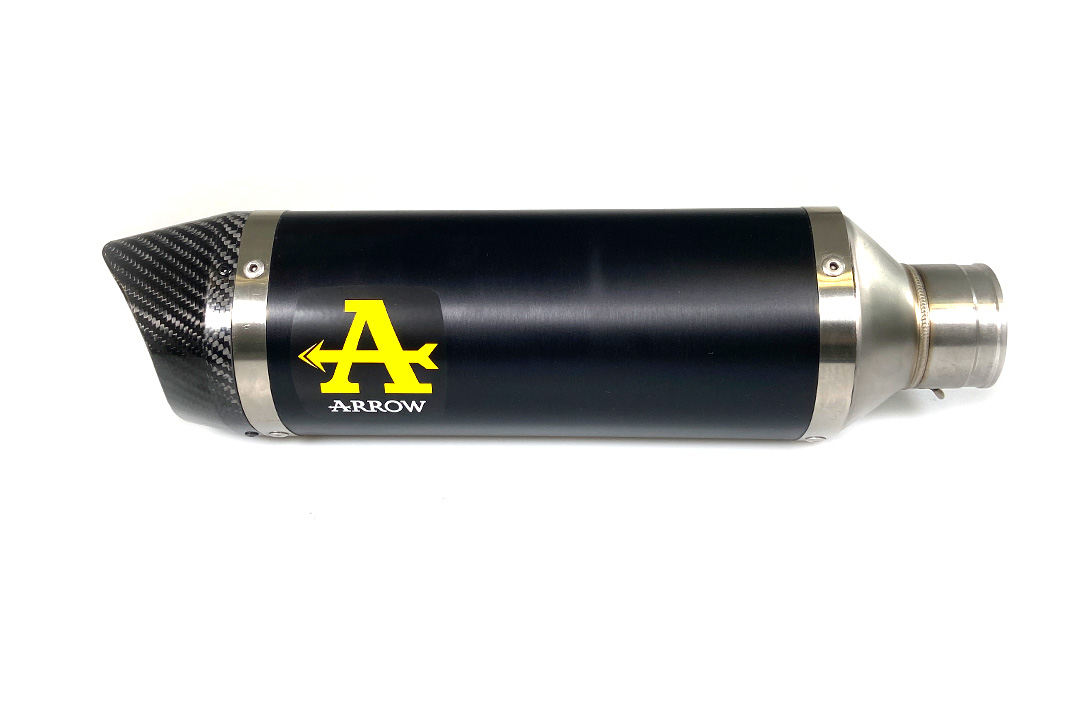 Silenciador ARROW DARK THUNDER Aluminio para Honda CB650R / CBR650R a partir del modelo 2019-