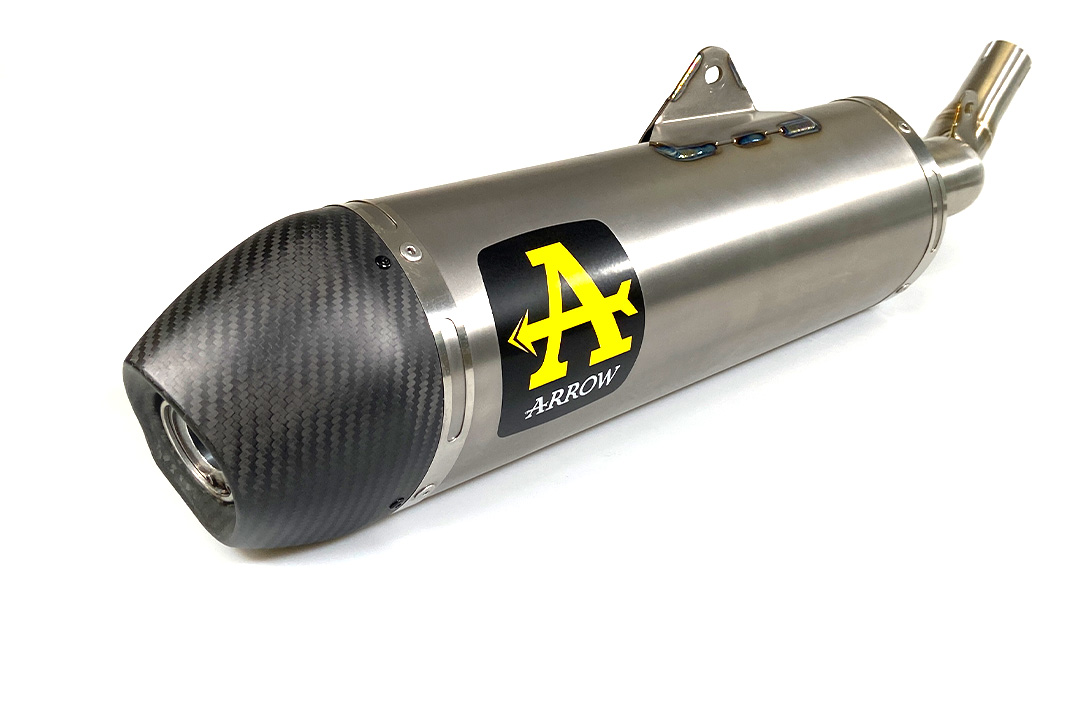 ARROW Escape RACE TECH para Honda CRF450L 2019- de titanio, sin catalizador