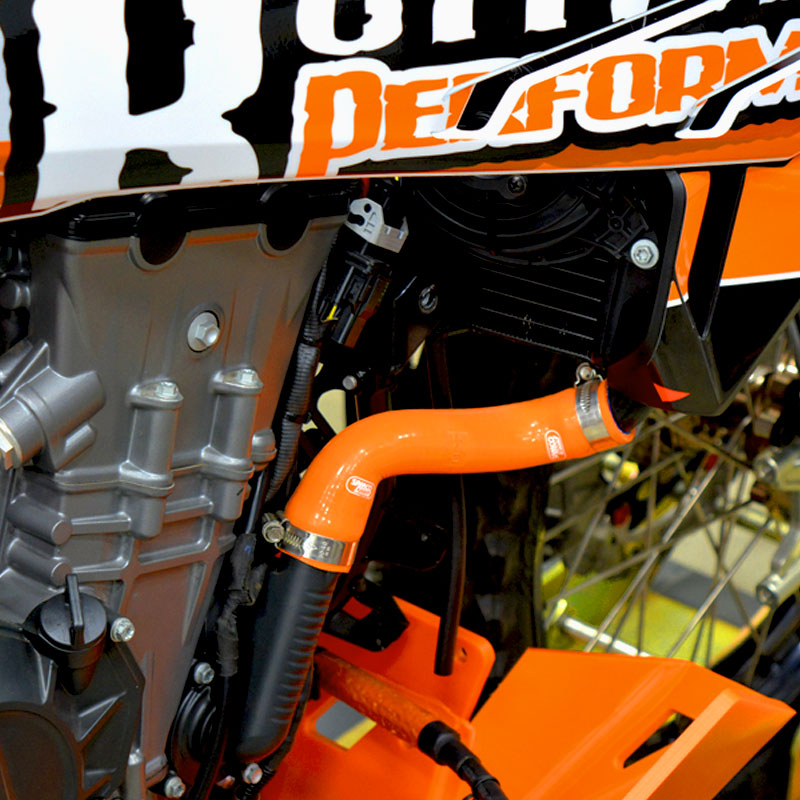 Kit de Mangueras de Silicona SAMCO SPORT naranja para KTM 790 Adventure 2019-2022, 890 Adventure 2021-2024, 890 SMT, 2023-2024 y Husqvarna Norden 901, 2022-2023