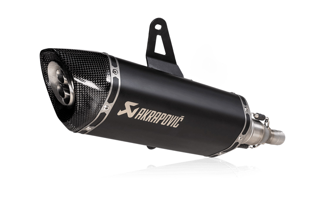 Silenciador Akrapovic Slip-On Line (Titanio) sistema de escape para Italjet Dragster 125 / 200 a partir del año de modelo 2021-
