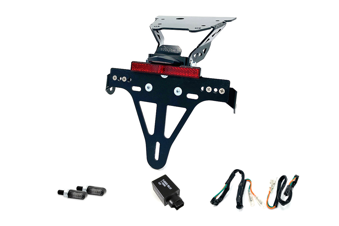 Kit de Soporte de Matrícula e luz de intermitente MLED para Honda NC700S/750S Tipo RC61/70 a partir del año de modelo 2012 (Trasero)