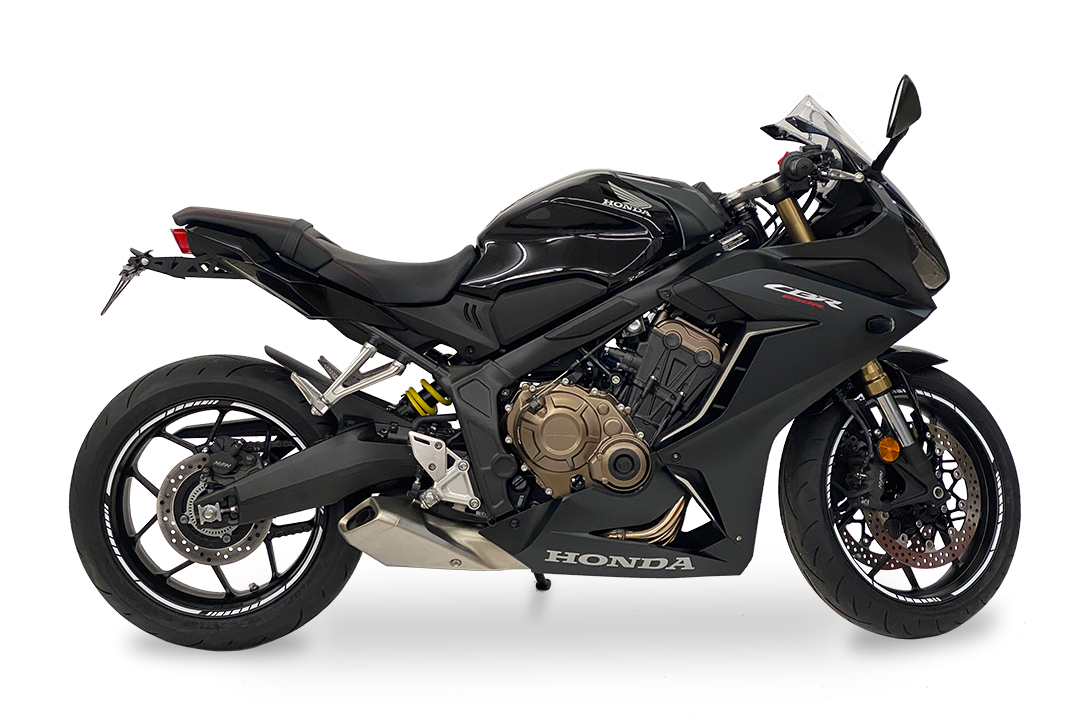 Soporte de matrícula alpha Technik para Honda CB650R / CBR650R / CB 1000 Hornet, a partir del año de modelo 2021