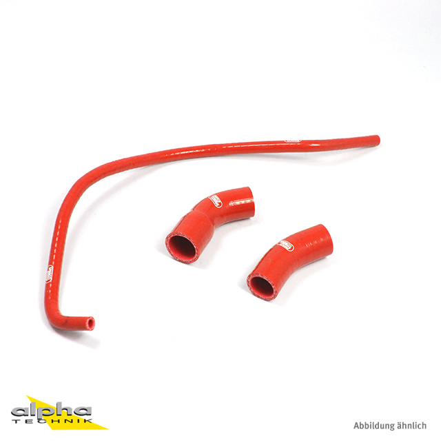 Kit de mangueras de silicona SAMCO SPORT rojo para Yamaha MT10 / YZF-R1M Año de modelo 2015-2024