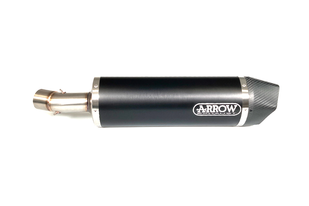 Escape ARROW RACE TECH para BMW F650GS / F800GS / Adventure 2008- de aluminio, negro