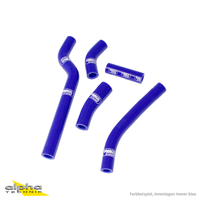 Kit de mangueras de silicona SAMCO SPORT azul para Yamaha YZ250F año de modelo 2006